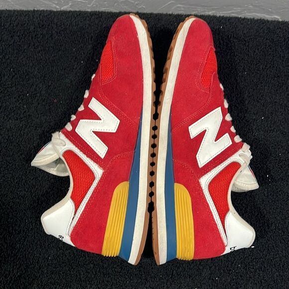 🔥🔥 NEW BALANCE Classic 574 Sneakers “Rainbow Pack” Men Sz 9.5 - EXCELLENT - Picture 6 of 16